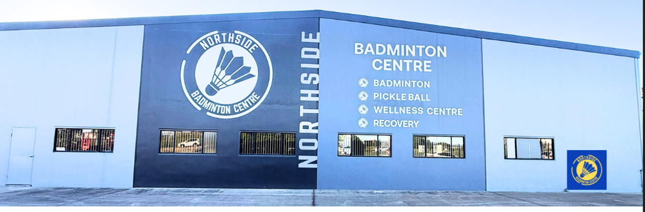 Northside Badminton Centre. Full View of Building. Play badminton and pickleball Brisbane Northside
