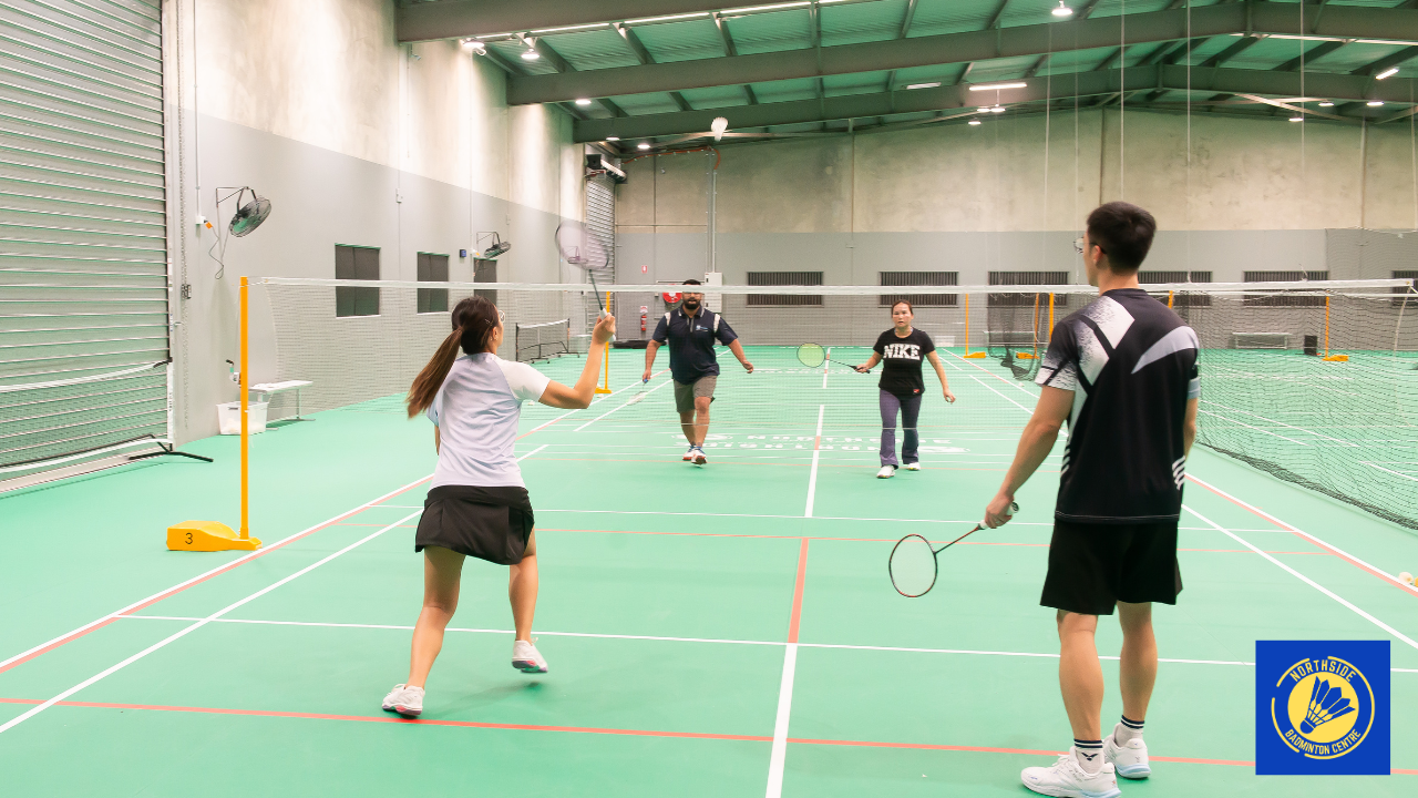 Northside Badminton Centre Wellness Centre (6) Brendale - Enjoying A Social Game of Badmintion 